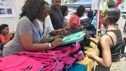 Bradford attends the Gardena Valley Chamber of Commerce's 8th Annual Operation Backpack